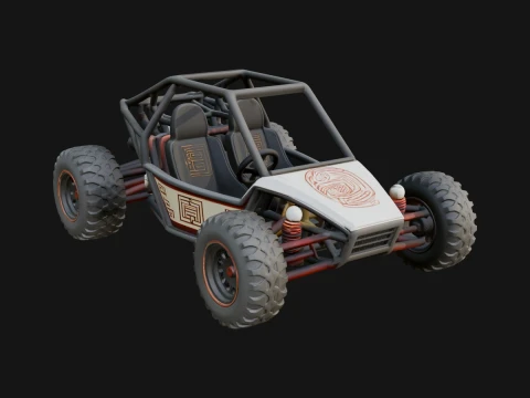 Dune Buggy Model Design 4 - 3D Print Model 3Dプリントモデル
