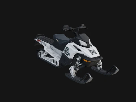 Snowmobile Model Design 3 - 3D Print Model 3D Print Model