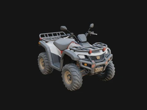 Quad Bike ATV Model Design 3 - 3D Print Model 3D Print Model