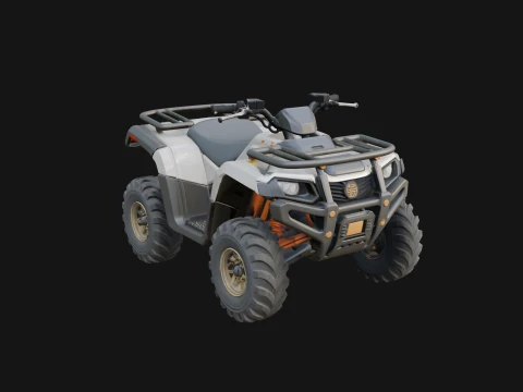Quad Bike ATV Model Design 4 - 3D Print Model 3D Print Model