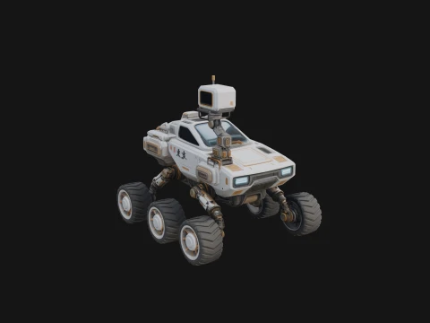 Exploration Rover Model Design 3 - 3D Print Model 3D Принт Модель