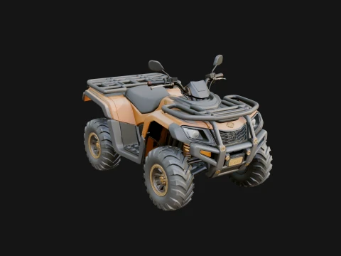 Quad Bike ATV Model Design 5 - 3D Print Model 3D Print Model