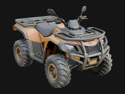 Quad Bike ATV Model Design 5 - 3D Print Model 3D प्रिंट मॉडल