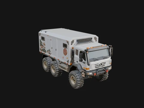 Expedition Box Truck Model Design 3 - 3D Print Model 3D Print Model