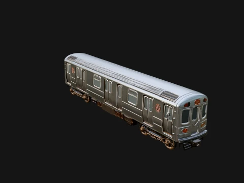 Subway Train Car Model Design 1 - 3D Print Model 3D Принт Модель