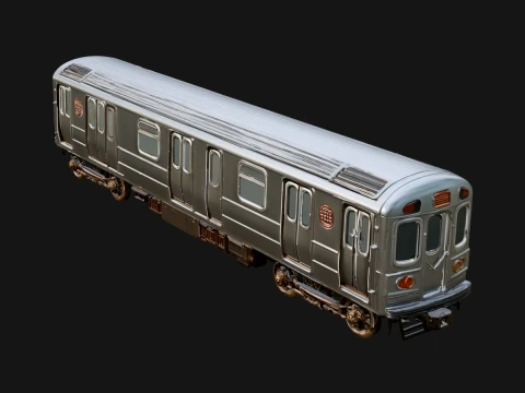 Subway Train Car Model Design 1 - 3D Print Model 3Dプリントモデル