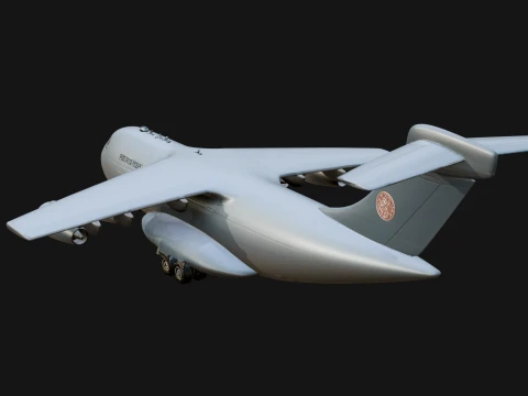 Military Cargo Plane Model Design 4 - 3D Print Model 3D Print Model