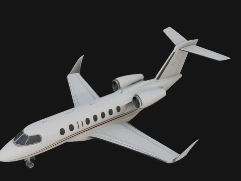 Private Jet Model Design 1 - 3D Print Model 3D Print Model