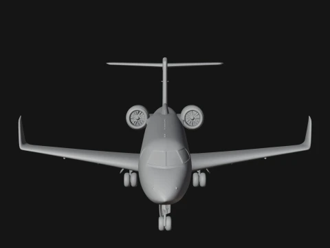 Private Jet Model Design 1 - 3D Print Model 3D Print Model