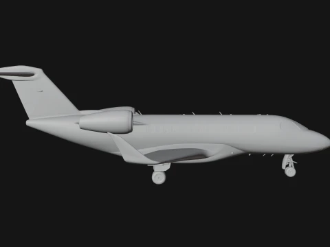 Private Jet Model Design 1 - 3D Print Model 3D Print Model