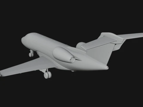 Private Jet Model Design 1 - 3D Print Model 3D Print Model