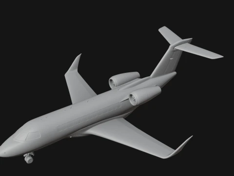 Private Jet Model Design 1 - 3D Print Model 3D Print Model