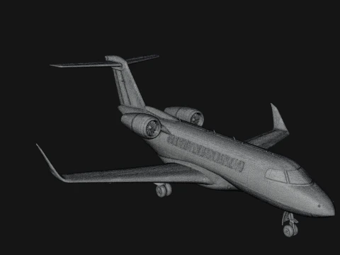 Private Jet Model Design 1 - 3D Print Model 3D Print Model