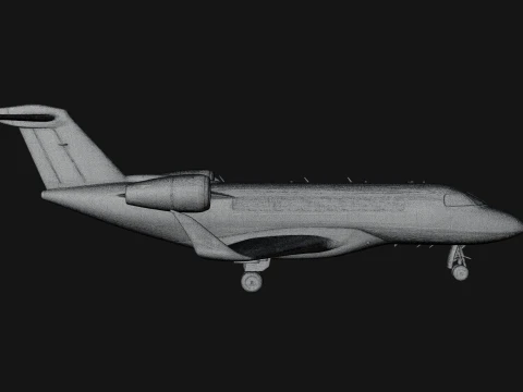 Private Jet Model Design 1 - 3D Print Model 3D Print Model
