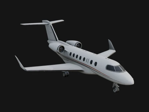 Private Jet Model Design 1 - 3D Print Model 3D Print Model