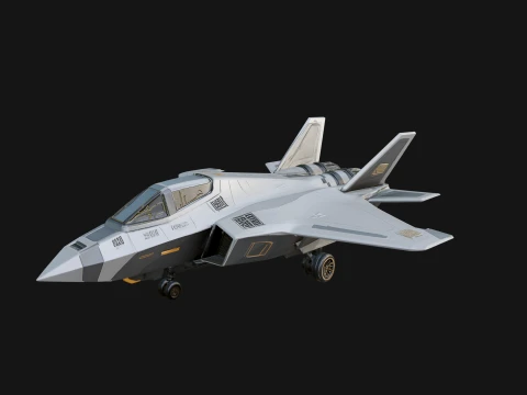 Military Jet Fighter Model Design 3 - 3D Print Model 3D Print Model