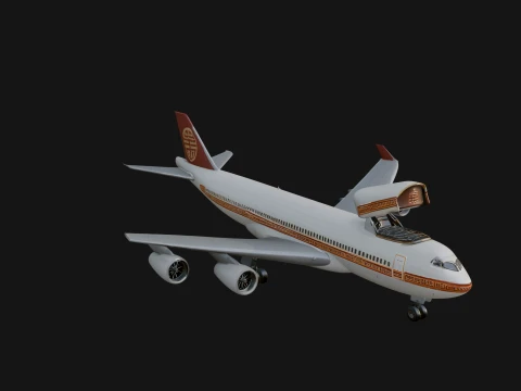Airliner Plane Model Design 1 - 3D Print Model 3D Print Model