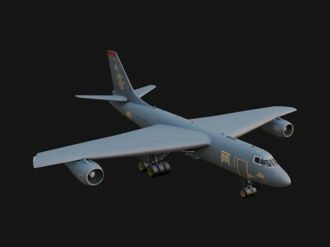 Military Cargo Plane Model Design 6 - 3D Print Model 3D Print Model