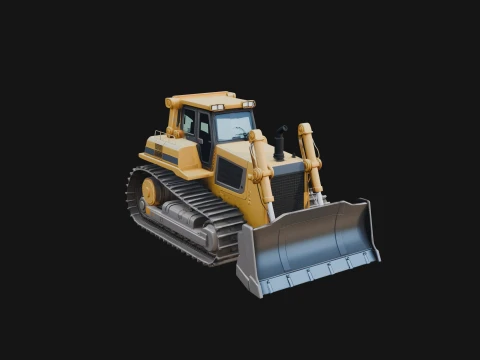 Crawler Bulldozer Model Design 11 - 3D Print Model 3D Print Model