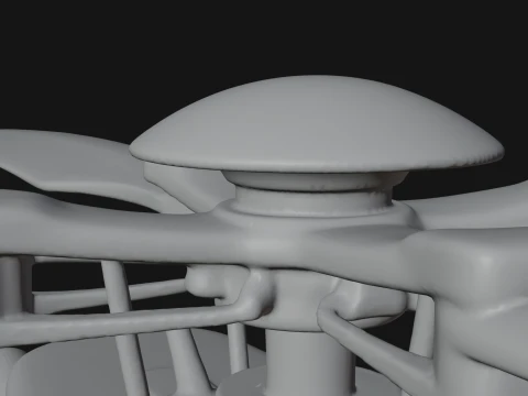 Civil Helicopter Model Design 1 - 3D Print Model 3D Print Model