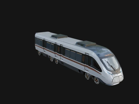 High Speed Train Model Design 2 - 3D Print Model 3D Print Model