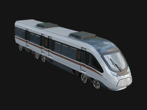 High Speed Train Model Design 2 - 3D Print Model 3D Print Model