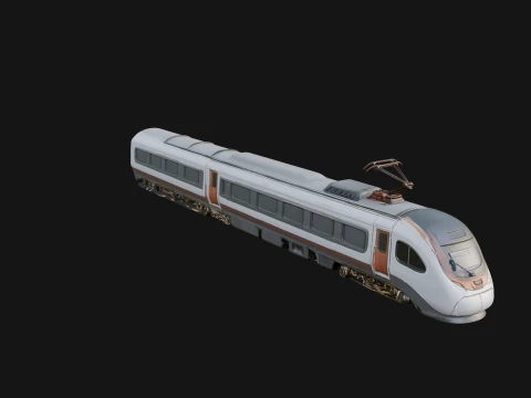 High Speed Train Model Design 3 - 3D Print Model 3D Print Model