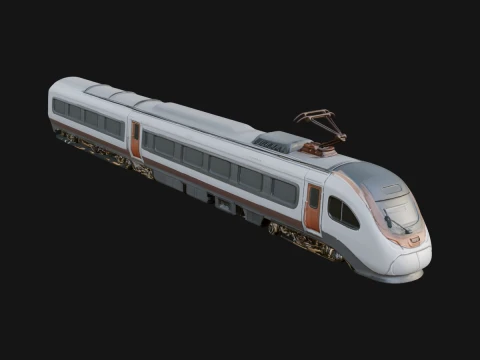 High Speed Train Model Design 3 - 3D Print Model 3D Print Model