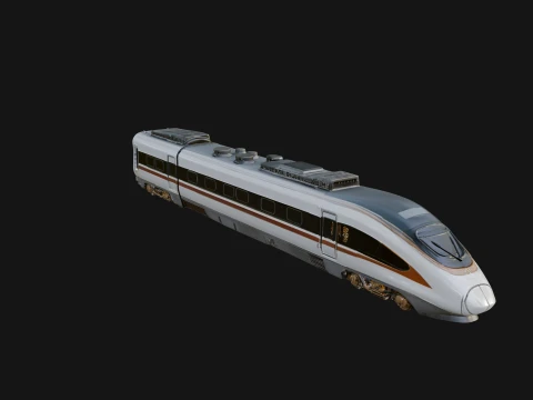 High Speed Train Model Design 4 - 3D Print Model 3D Print Model