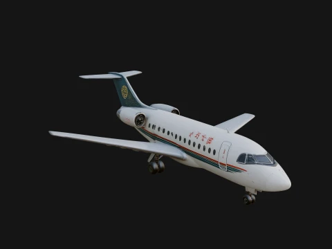 Airliner Plane Model Design 2 - 3D Print Model 3D Print Model