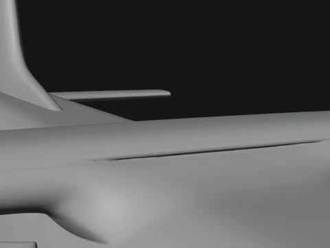 Military Cargo Plane Model Design 10 - 3D Print Model 3D Print Model