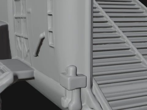 Military Cargo Plane Model Design 10 - 3D Print Model 3D Print Model