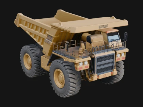 Dump Truck Model Design 26 - 3D Print Model 3D Принт Модель
