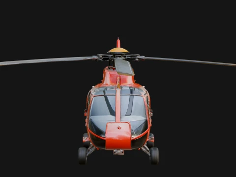 Rescue Helicopter Model Design 5 - 3D Print Model 3D Print Model