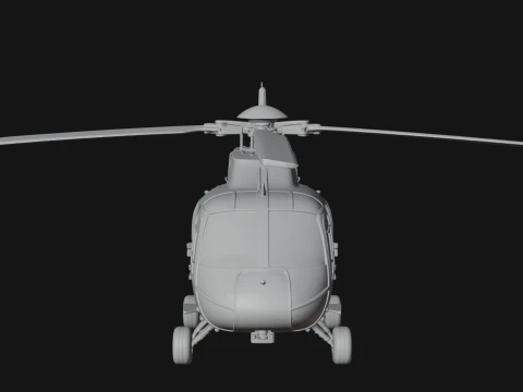 Rescue Helicopter Model Design 5 - 3D Print Model 3D Print Model