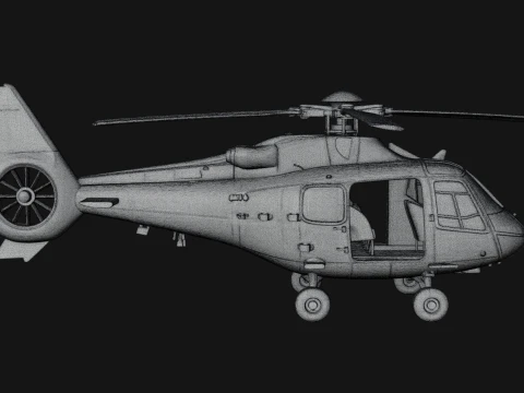 Rescue Helicopter Model Design 5 - 3D Print Model 3D Print Model