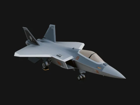 Military Jet Fighter Model Design 7 - 3D Print Model 3D Принт Модель