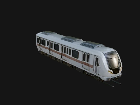 Subway Train Car Model Design 2 - 3D Print Model 3D Принт Модель