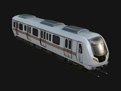 Subway Train Car Model Design 2 - 3D Print Model 3D Print Model