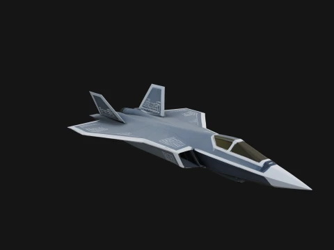 Military Jet Fighter Model Design 11 - 3D Print Model 3D Print Model