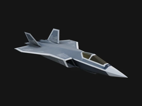 Military Jet Fighter Model Design 11 - 3D Print Model 3D Print Model