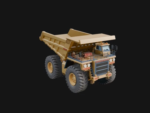 Dump Truck Model Design 27 - 3D Print Model 3Dプリントモデル
