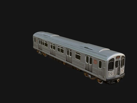 Subway Train Car Model Design 3 - 3D Print Model 3D Принт Модель