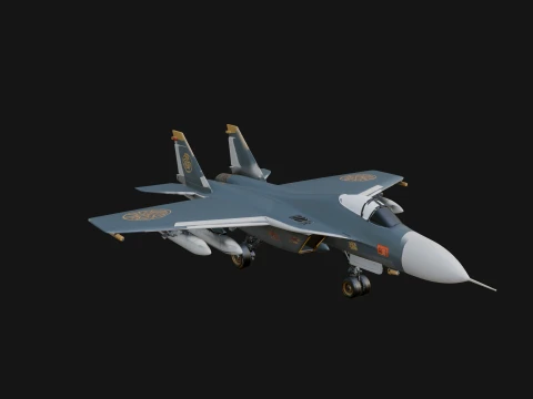 Military Jet Fighter Model Design 12 - 3D Print Model 3D Print Model