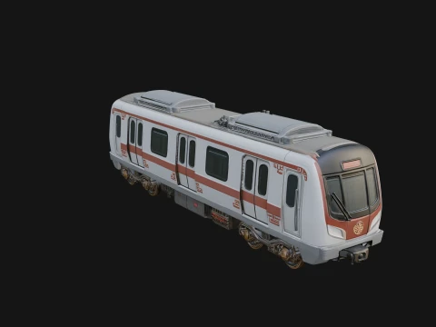 Subway Train Car Model Design 4 - 3D Print Model 3D Принт Модель