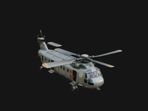 Military Helicopter Model Design 5 - 3D Print Model 3D printmodel
