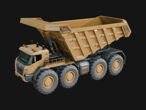 Dump Truck Model Design 29 - 3D Print Model 3D Принт Модель