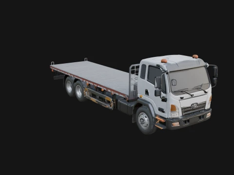 Flatbed Truck Model Design 1 - 3D Print Model 3D Print Model
