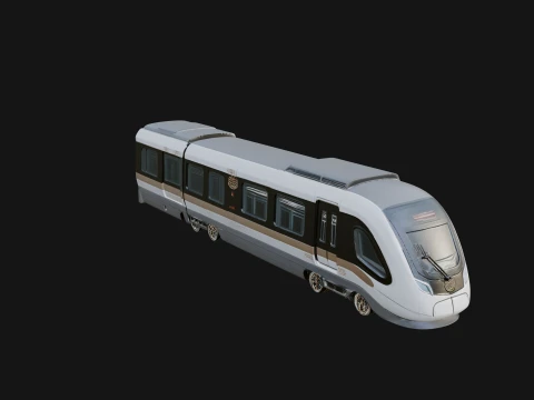 High Speed Train Model Design 6 - 3D Print Model 3D Print Model