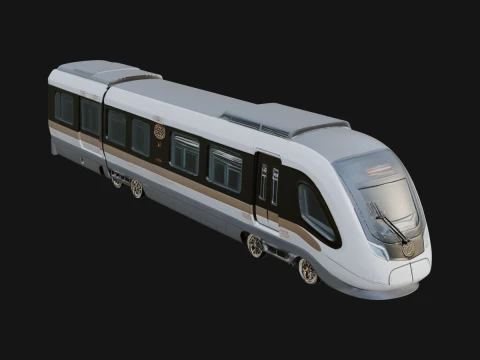 High Speed Train Model Design 6 - 3D Print Model 3D Print Model